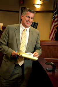 Attorney Paul J. Dickman in court