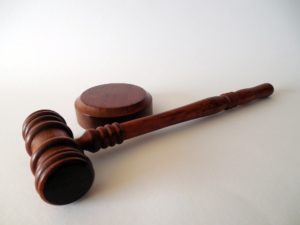 A wooden gavel